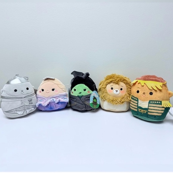 NEW!! Wicked For Good × Squishmallows Limited Edition 5 Piece Plush Set (NWT) - Picture 8 of 8